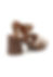 Sandales à talons marron beige femme tendance 2026