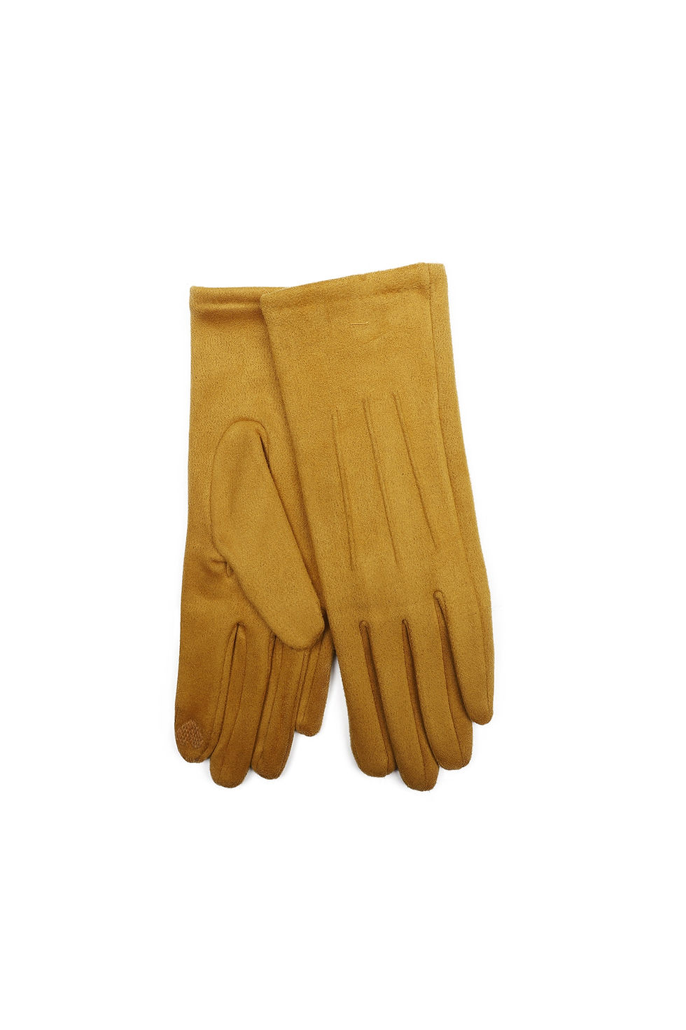 Miniature : gants  hiver laine tactiles pour femme jaune
