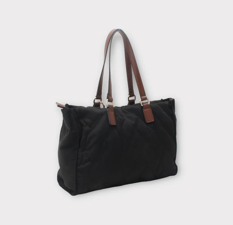Miniature : sac cabas matelassé noir femme