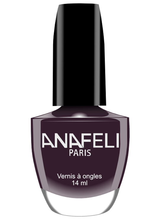 Vernis 103 ANAFELI Aubergine sombre