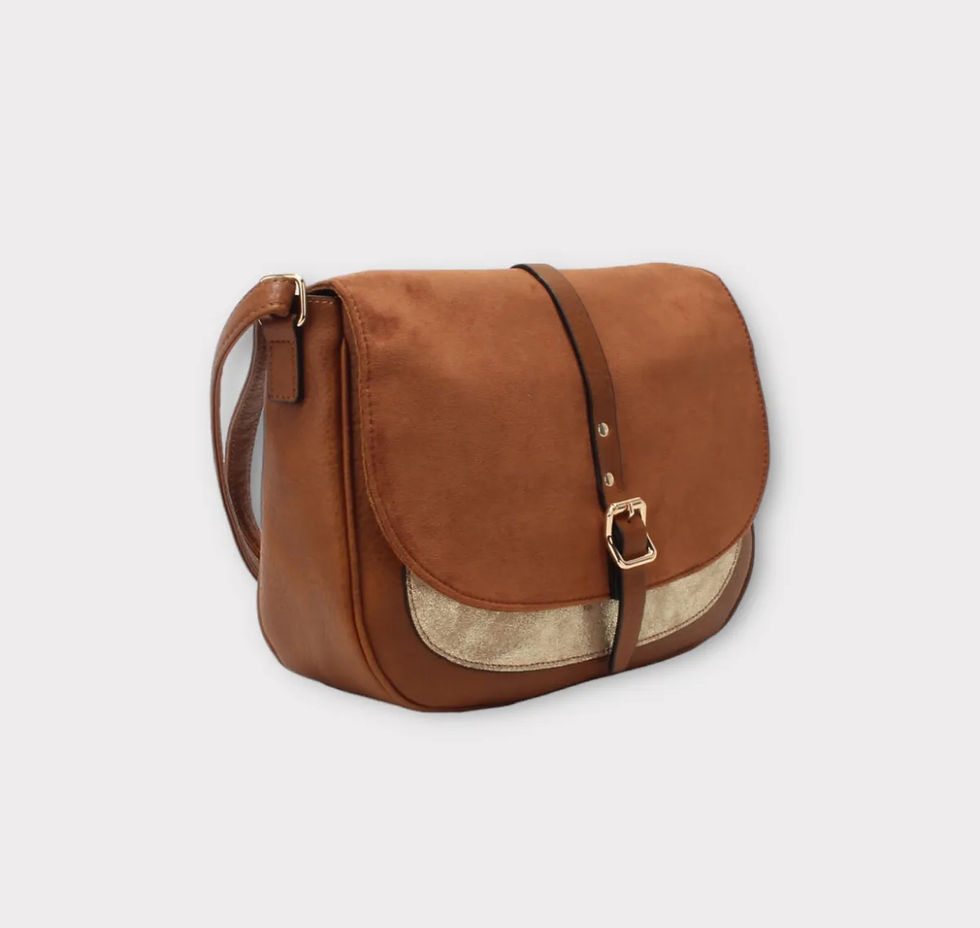 Miniature : Sac bandoulière format moyen avec detail irisé 