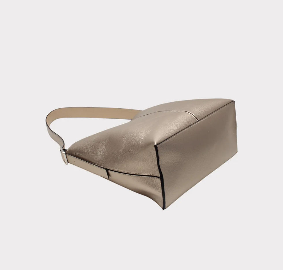 Miniature : Sac porté épaule brillant doré 