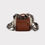 Miniature : sac à dos beige moumoute léopard hiver petit format femme