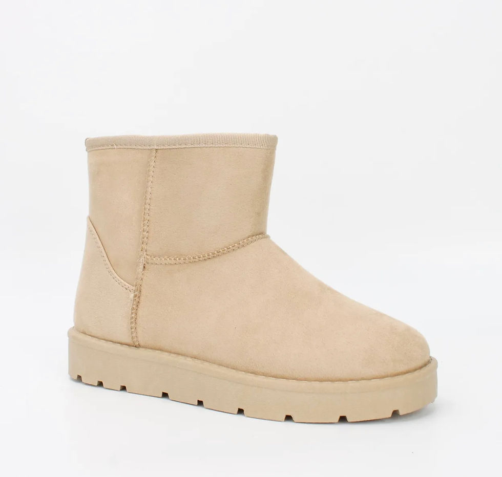 Miniature : chaussons bottes fourrées femme blois creme