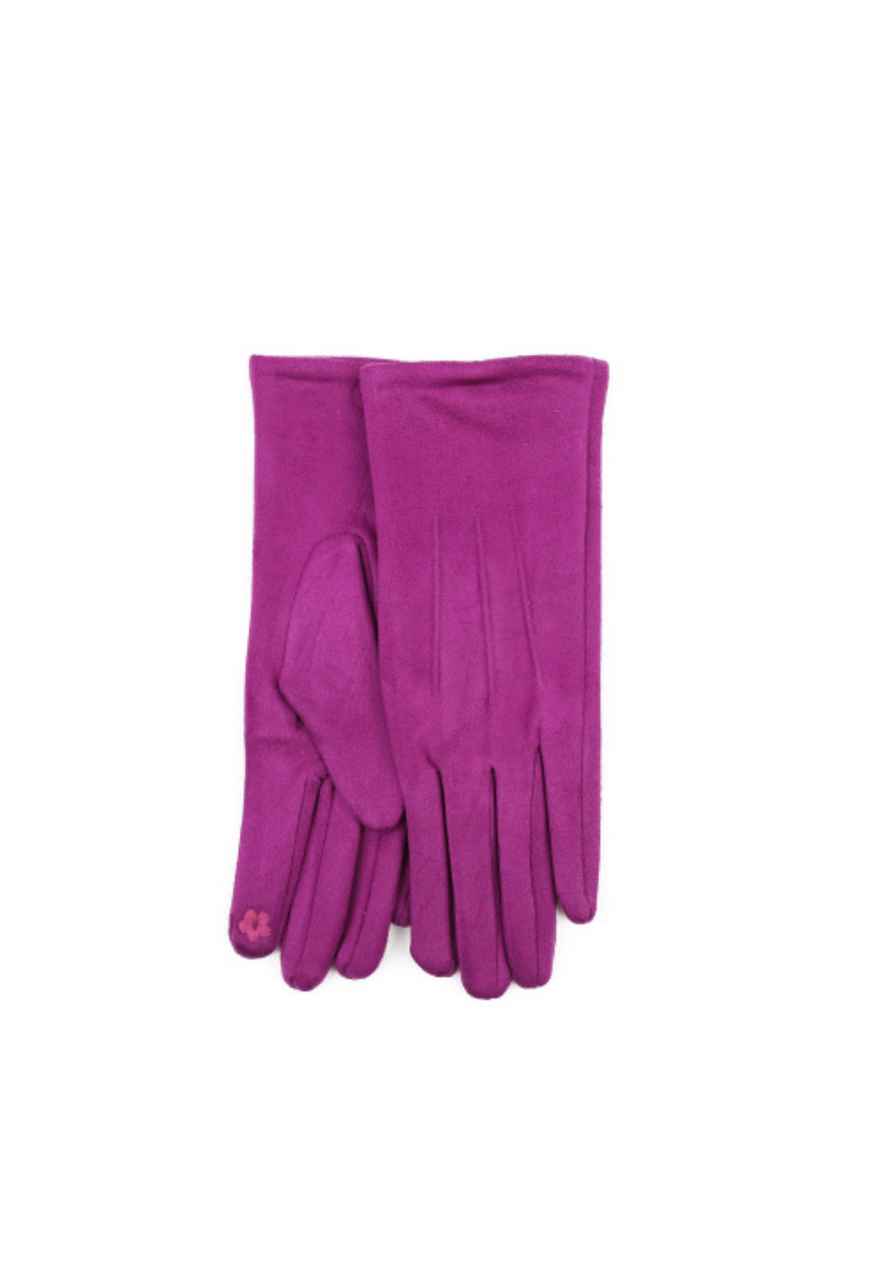Miniature : gants  hiver laine tactiles pour femme fushia