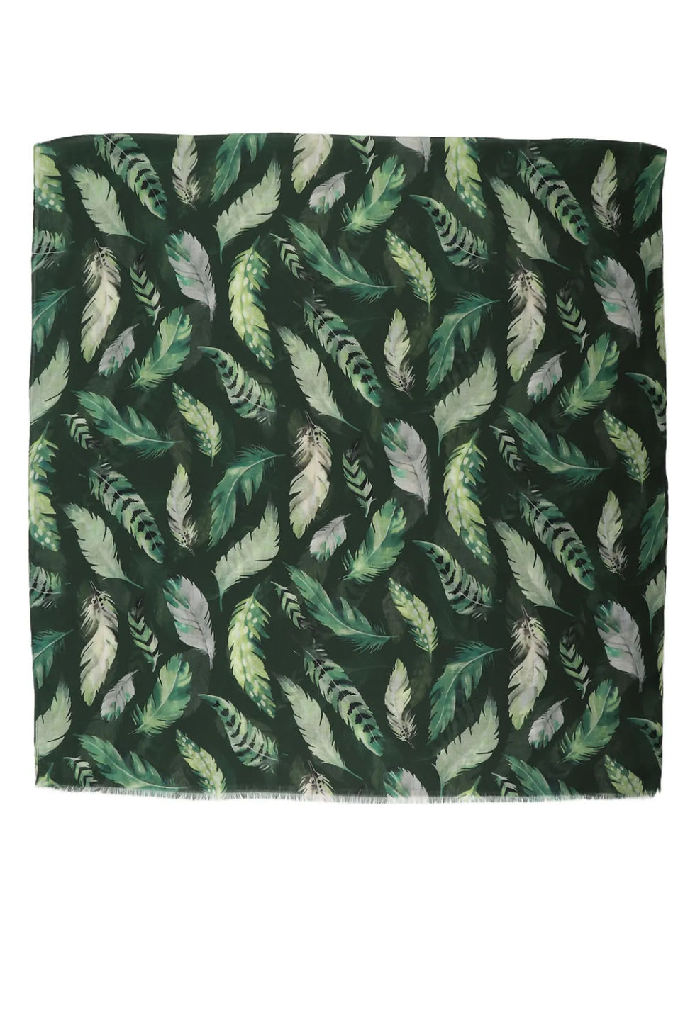 Miniature : Foulard motif plumes 