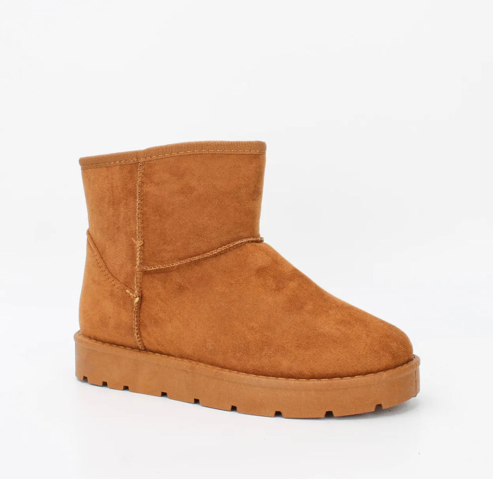 Miniature : chaussons bottes fourrées camel femme blois