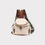 Miniature : sac à dos beige moumoute léopard hiver petit format femme