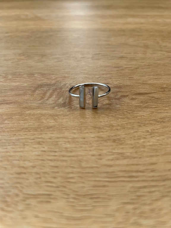 bague argent inoxydable femme bijoux blois