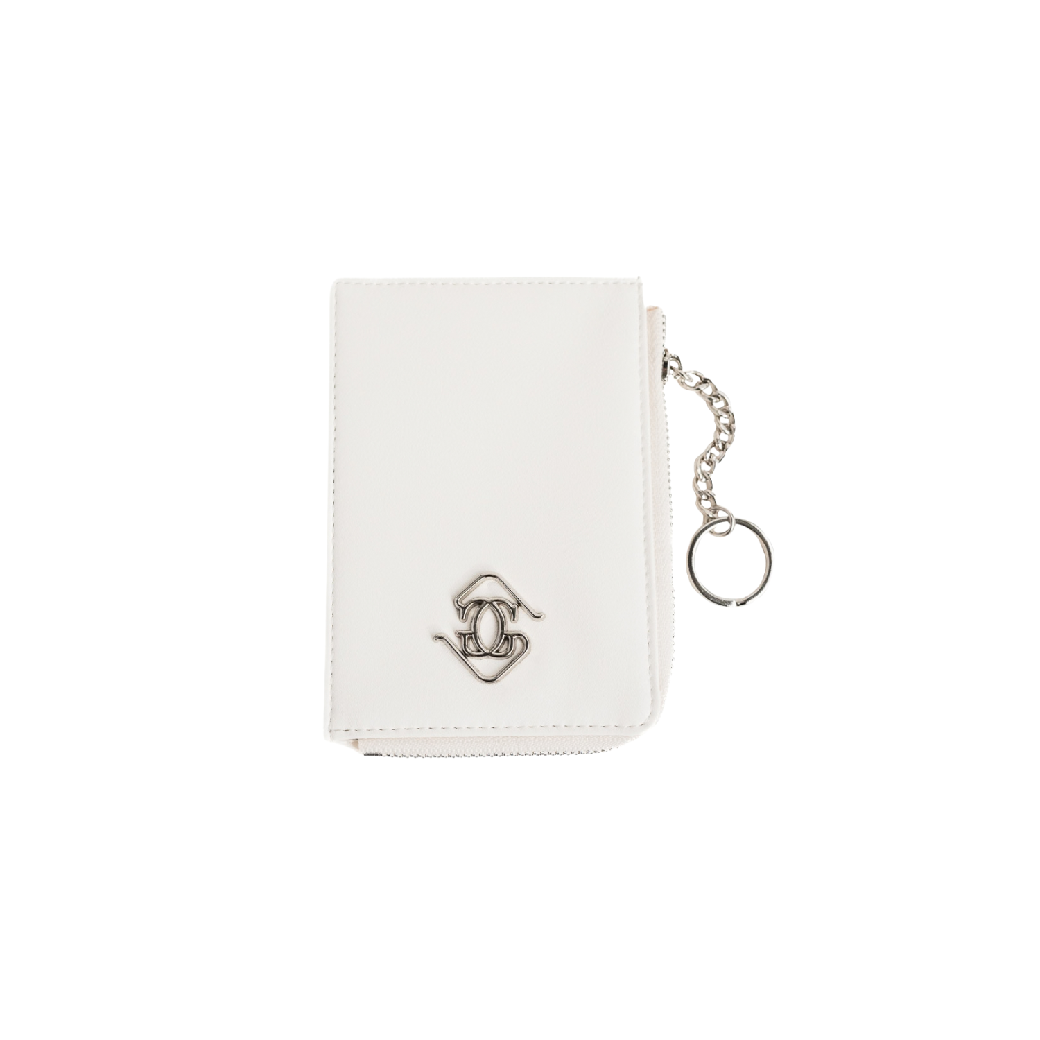 Keychain Wallet - Creme/Silver (Pre-Loved)