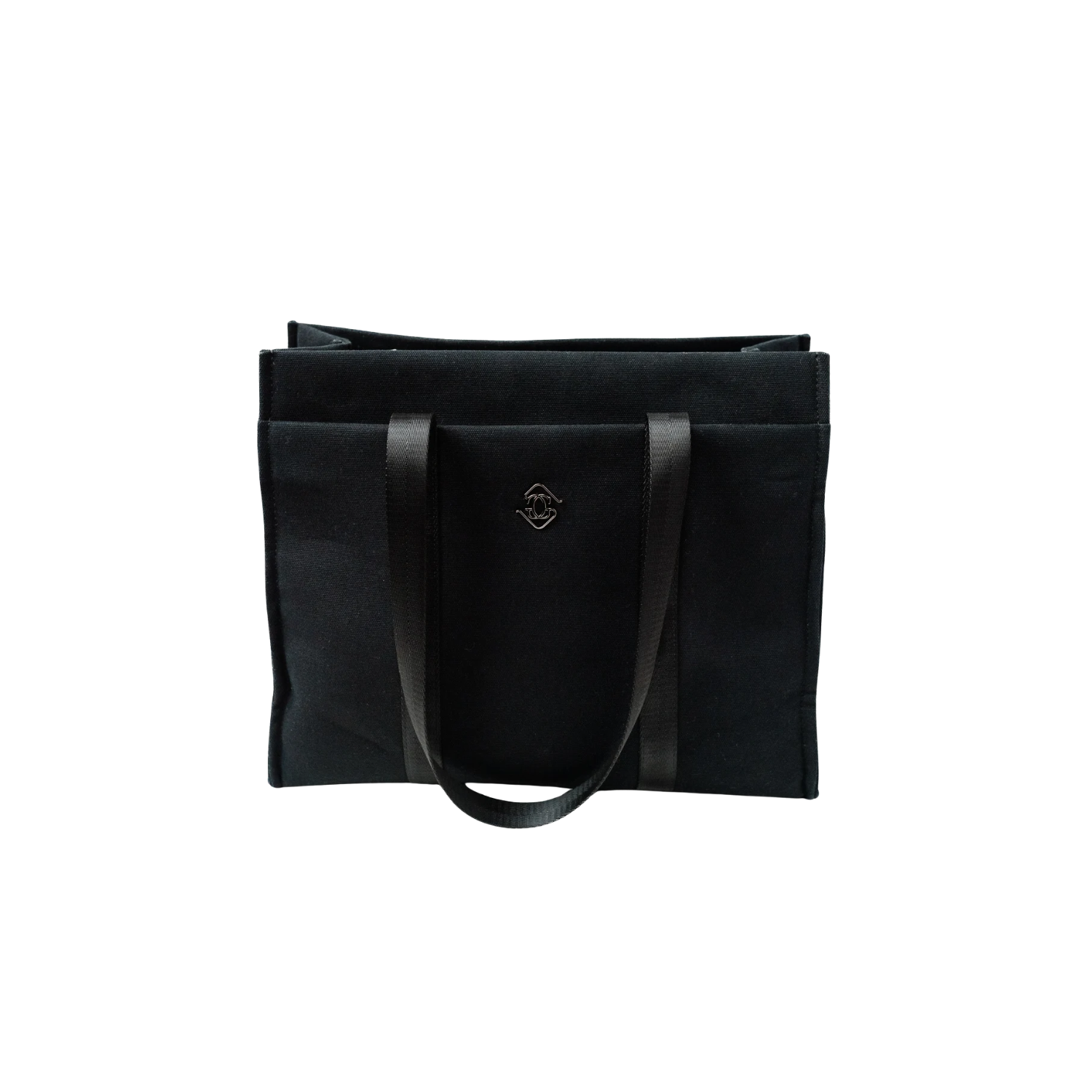 Danielle Canvas Tote- Black (Pre-Loved)