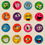 Miniaturbild: Sticker, verschiedene Motive, Dekor