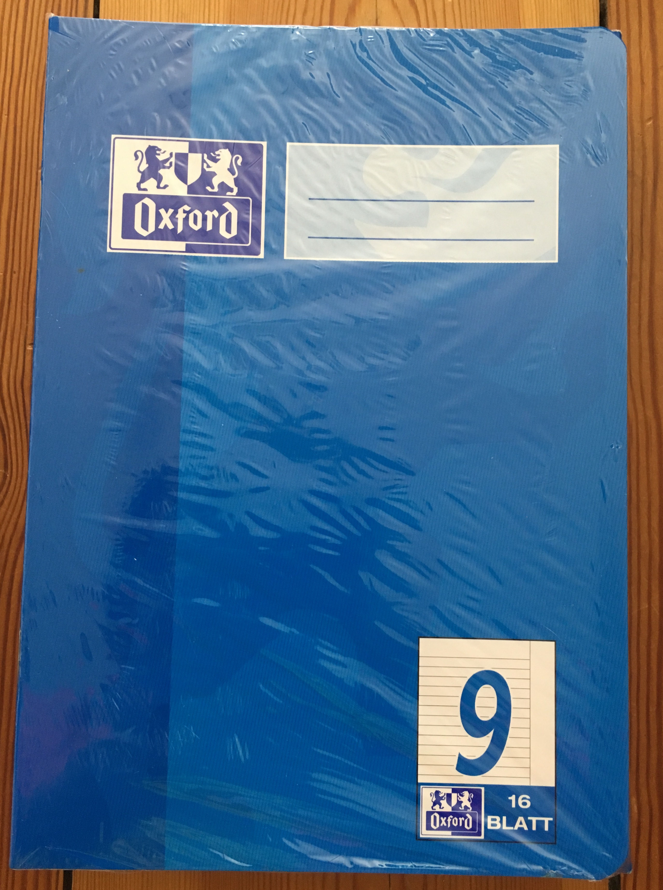 Oxford Schreibheft, Lin 9, DIN A5, 16 Blatt