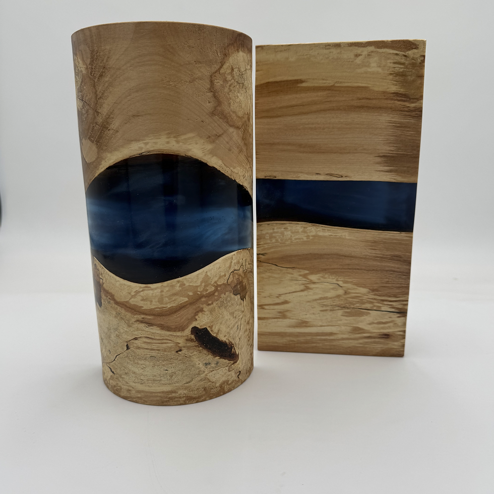 Thumbnail: Birch & Blue Split Pillar Bookends