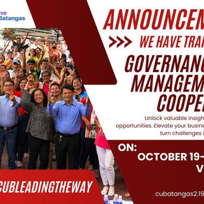 Governance and Management of Cooperative October 19-20, 2023
