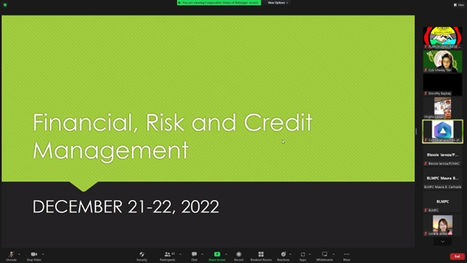 FINANCIAL RISK AND CREDIT WEBINAR DECEMBER 21-22, 2022