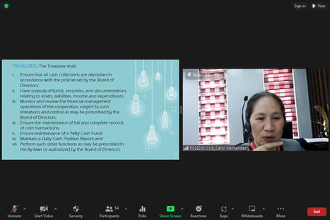 GOVERNANCE AND MANAGEMENT OF COOPERATIVE VIRTUAL TRAINING