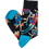 Thumbnail: Socks - Black With Bird and Flowers