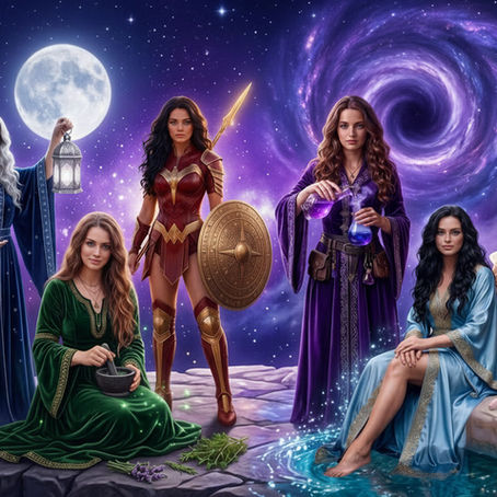 Die 6 magischen Archetypen, Die Hexe, Die Göttin, Die Zauberin, Die Kriegerin, Die Alchemistin, Die Weise, Soulyverse