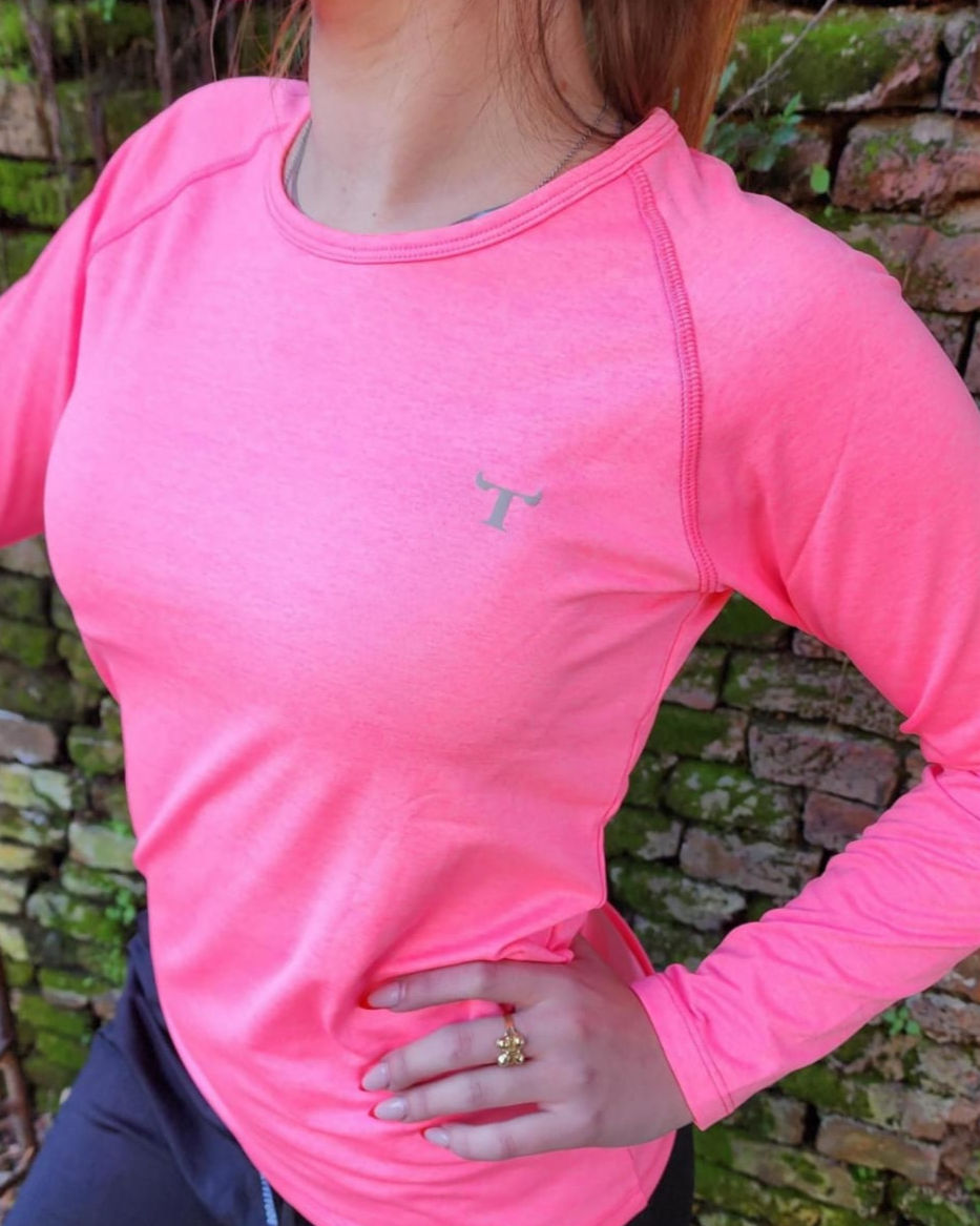 Camiseta Térmica mujer | Rosa chicle