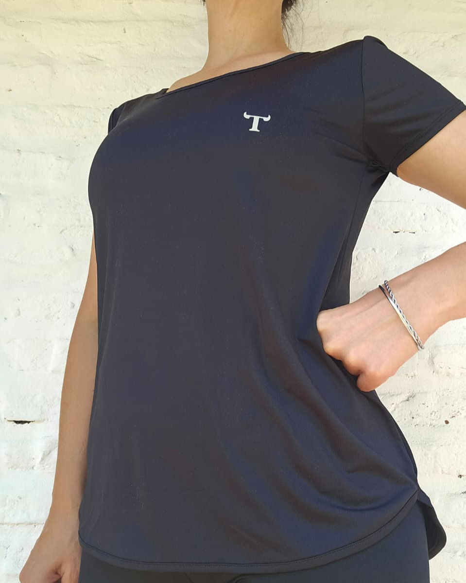 Remera pato | Negro