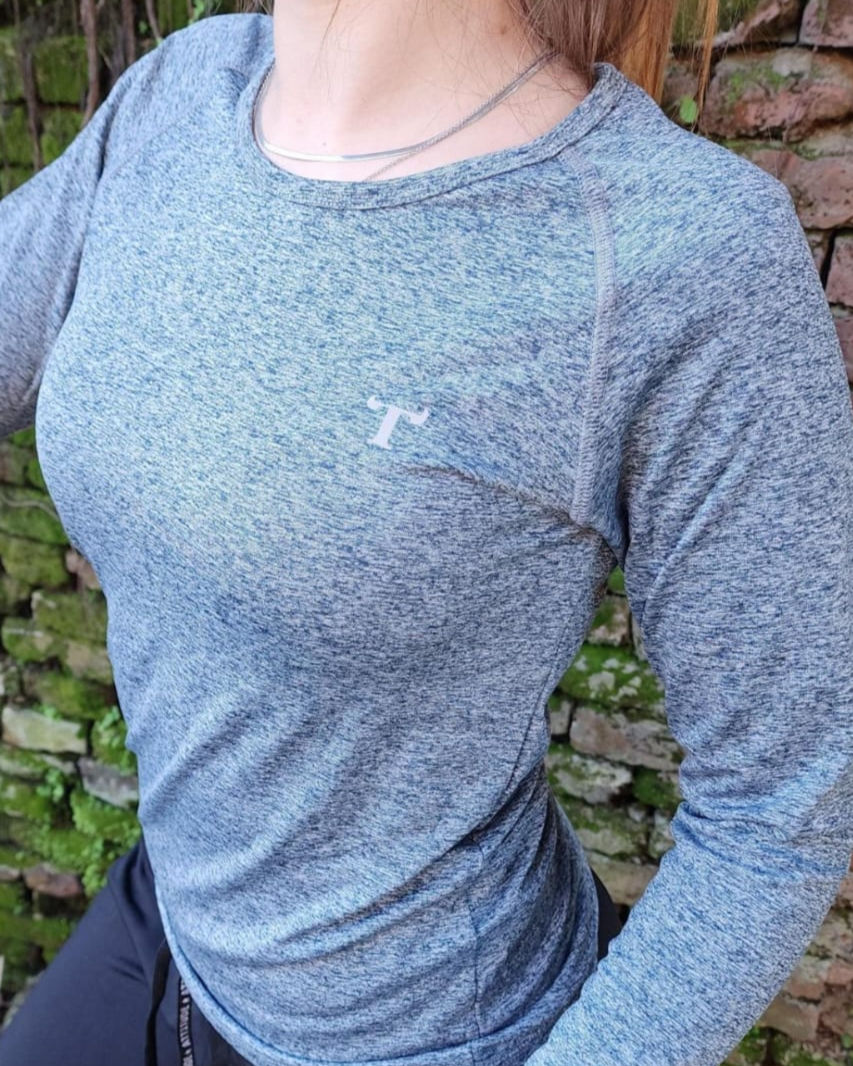 Camiseta Térmica mujer | Gris malange