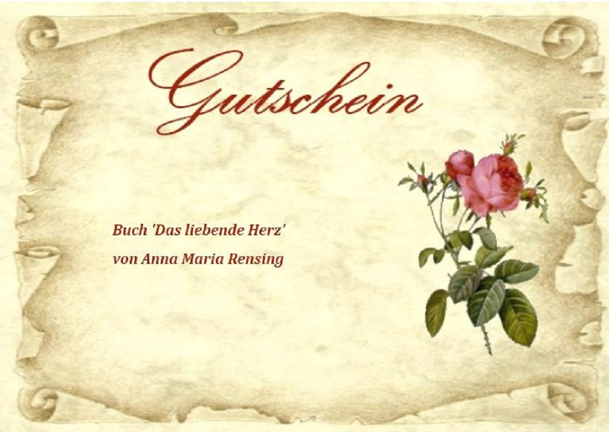 Gutschein Buch 'Das liebende Herz'