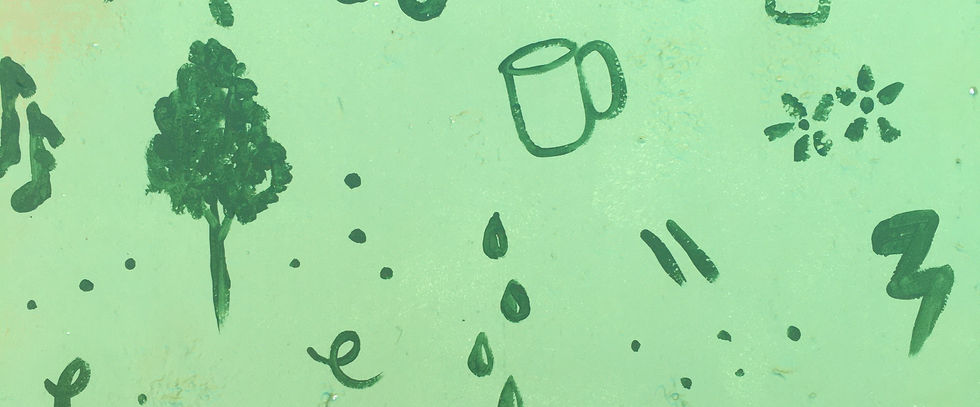 detail of mural