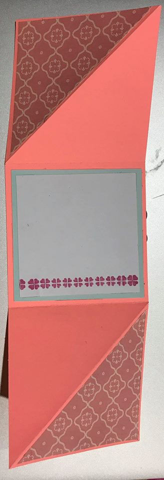 Thumbnail: Tri Fold Peach Card