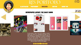 Portfolio Website: InDesign