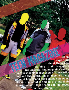 Teen Magazine Ad Poster