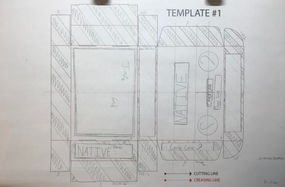 Candy Cane Layout Sketch Outside