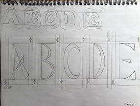 Designing the Alphabet: 26 Card Set