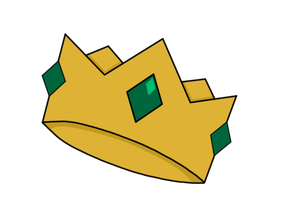 Poker Card—Gold Crown