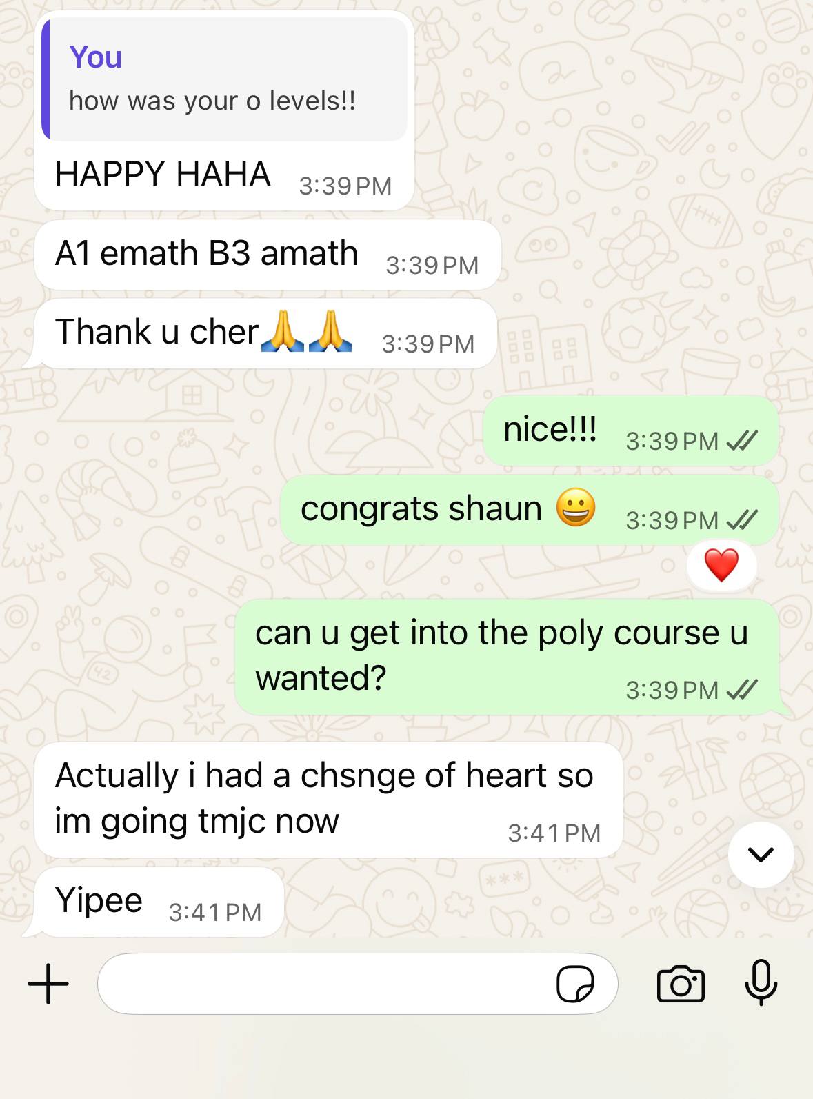 Testimonial for Teacher Marius