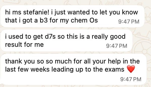 Testimonial for Teacher Stefanie
