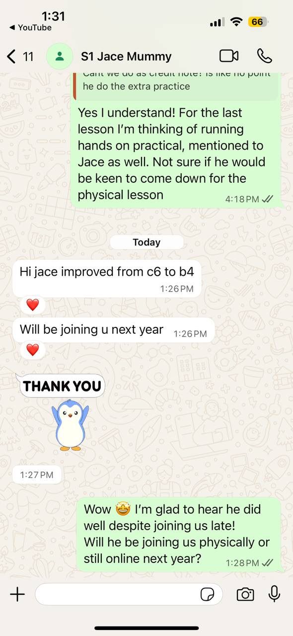 Testimonial for Teacher Stefanie