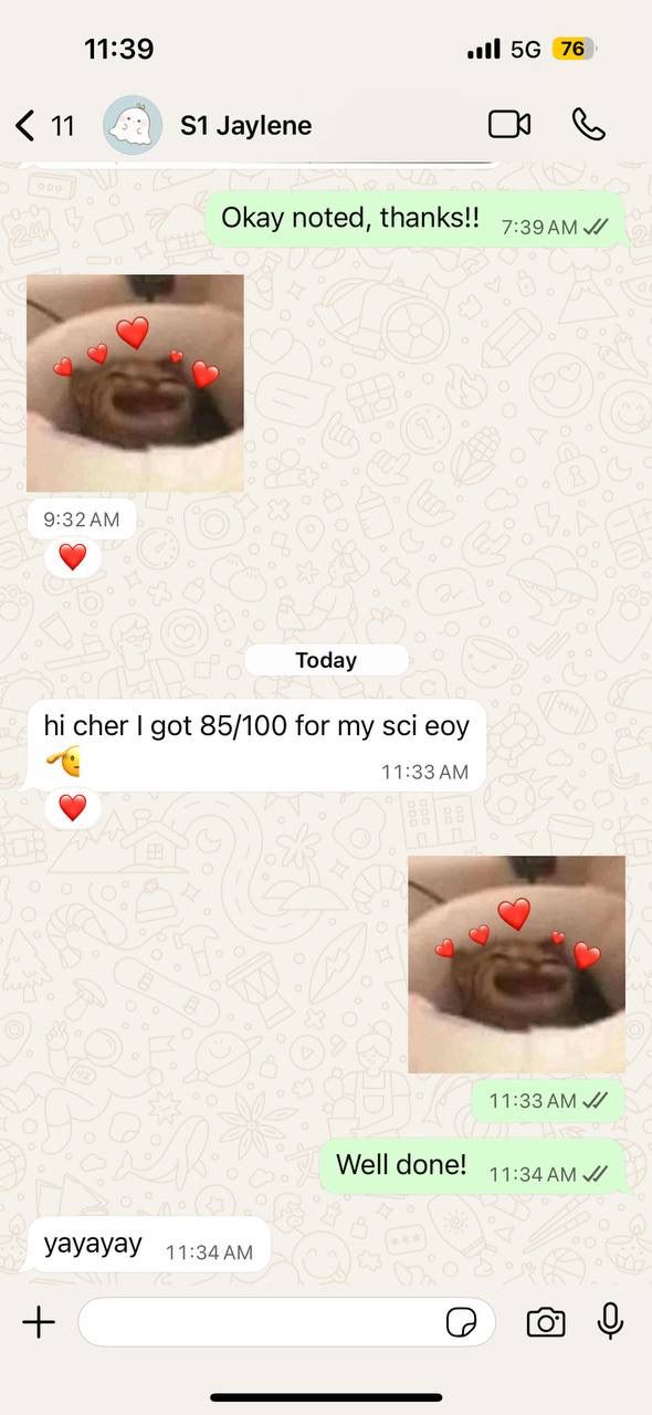 Testimonial for Teacher Stefanie