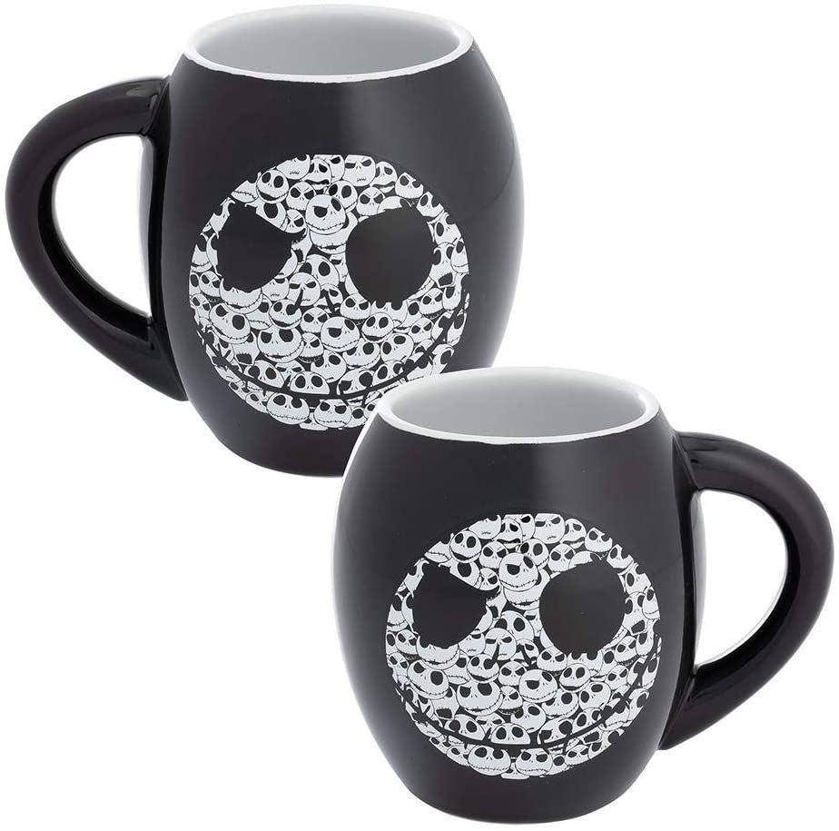 Thumbnail: The Nightmare Before Christmas Jack 18 oz. Oval Ceramic Mug