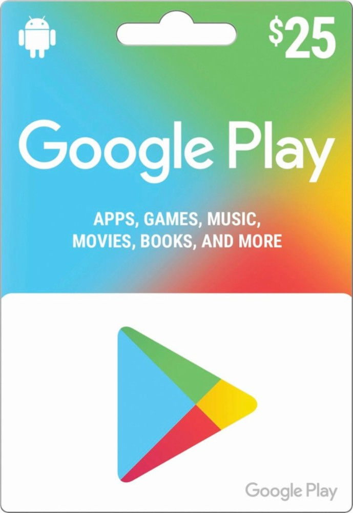 Google Play $25 Gift Card