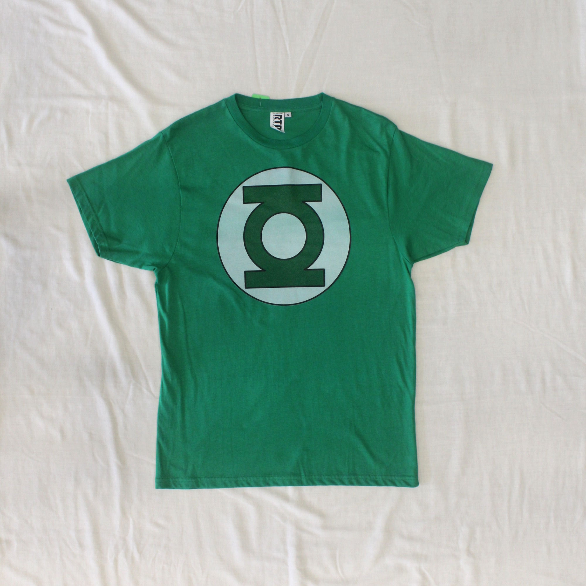 Green Lantern White  Logo T-Shirt