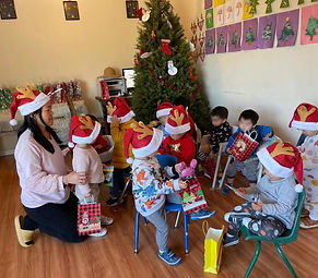 christmas event and gift giving