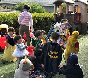 halloween event with costumes
