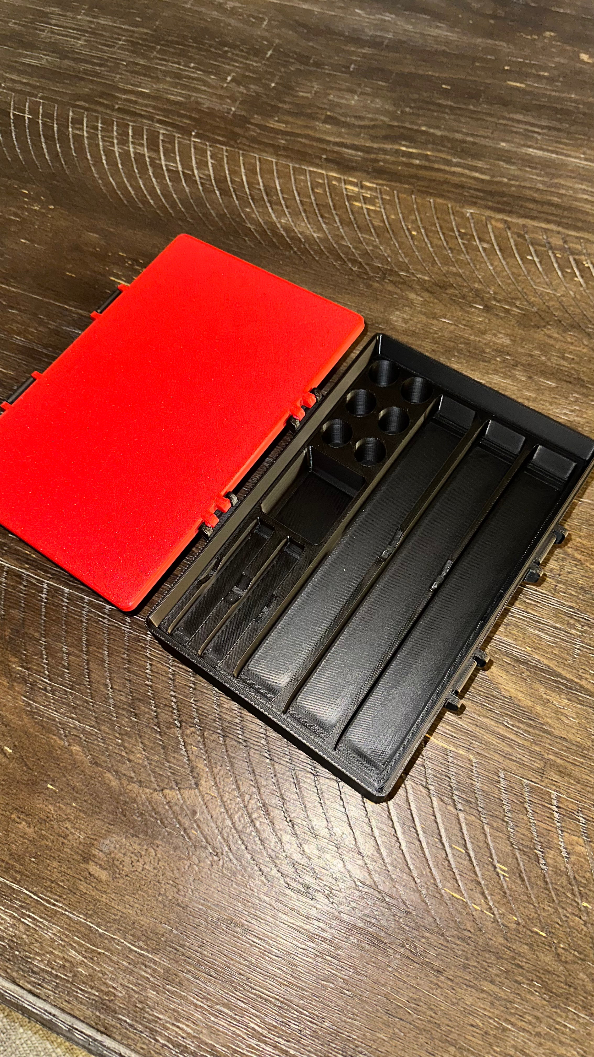 3 Pen Peptide Case with Vial Storage and Cartridge Slots