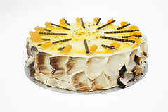 Orangen-Mandarinen-Cremetorte