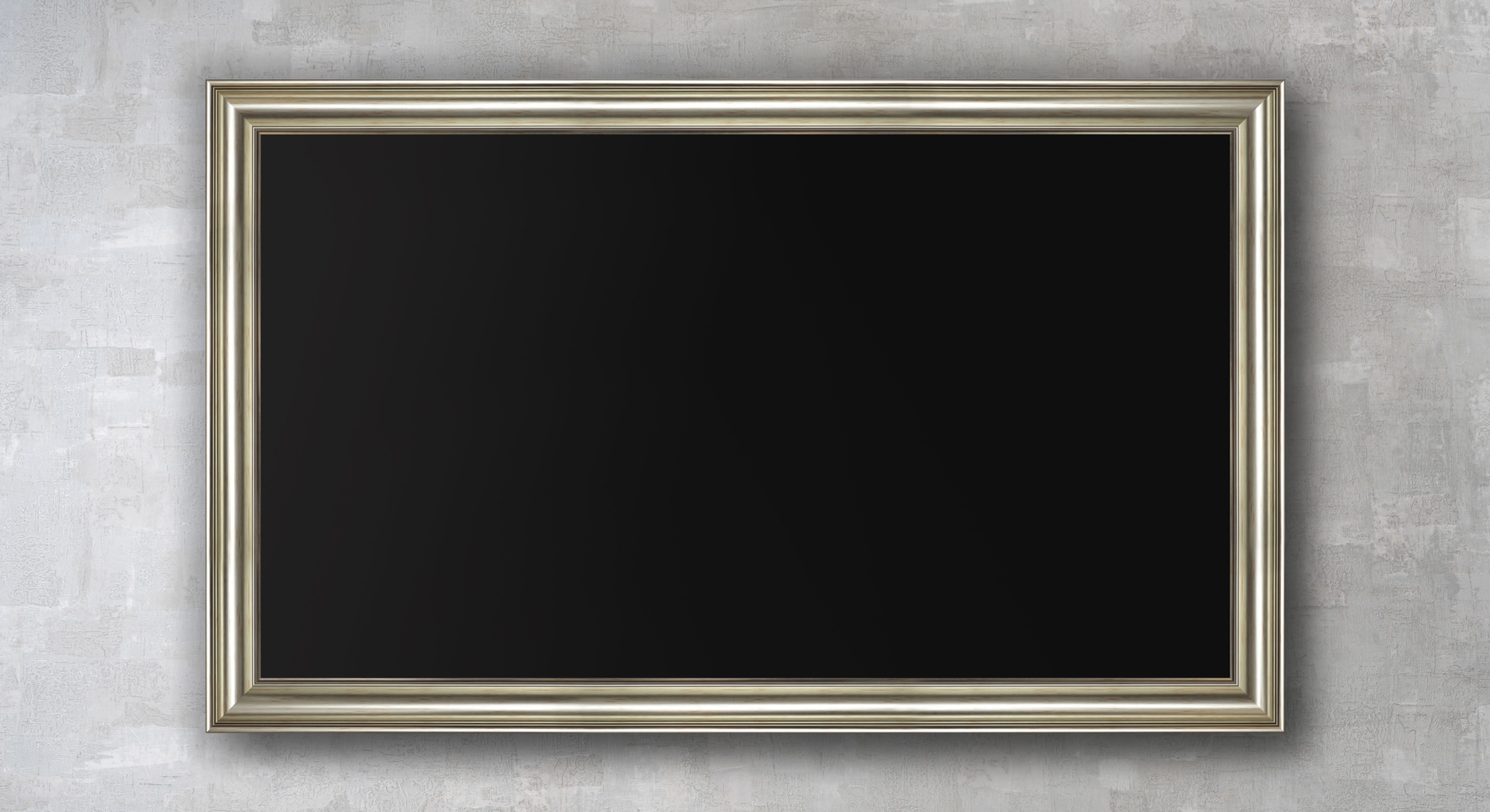 Lenora - Antique Silver TV Frame