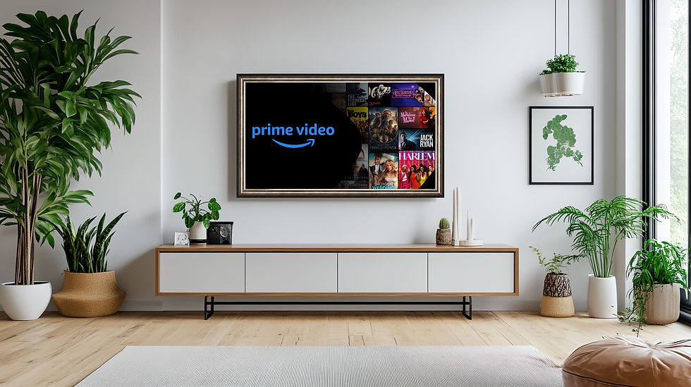 Thumbnail: Fenna - Distressed Silver TV Frame
