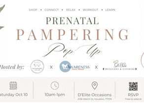 Prenatal Pampering Pop-Up: A Free Pregnancy & Wellness Event in Houston