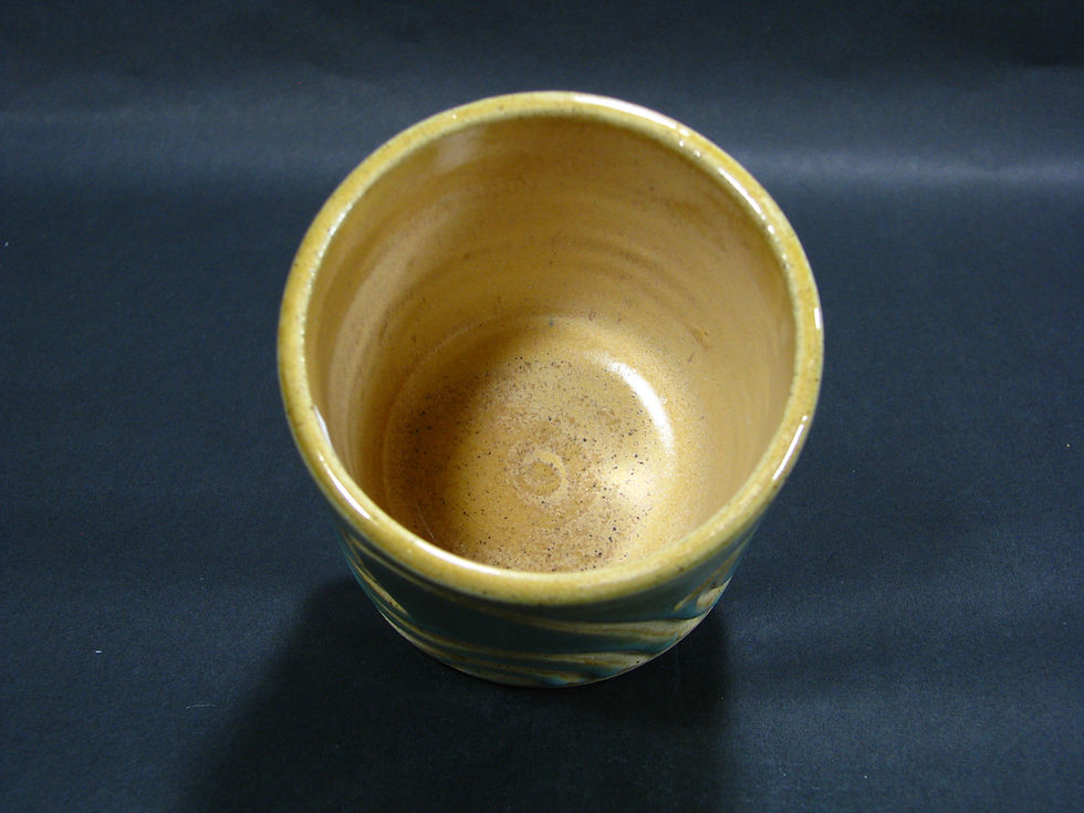 Thumbnail: Yellow and Turquoise Vessel