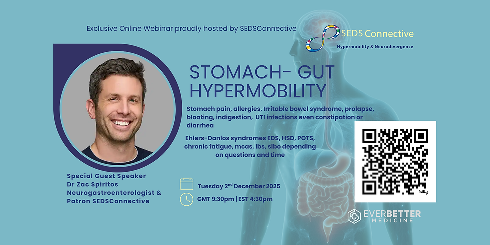 SEDSConnective & Dr Zac Spiritos - Gut Hypermobility Issues
